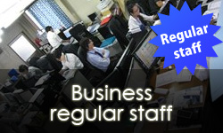 Business regular staff